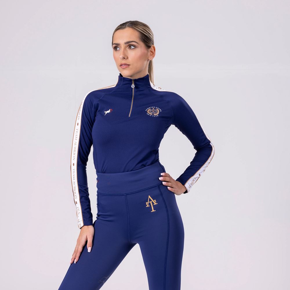 Shires Aubrion Team Winter Ladies Base Layer (Navy)