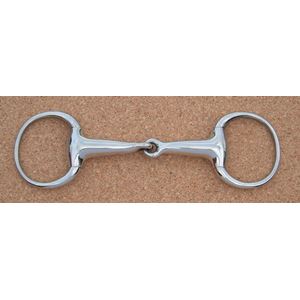 Jointed Hollow Mouth Eggbutt Snaffle