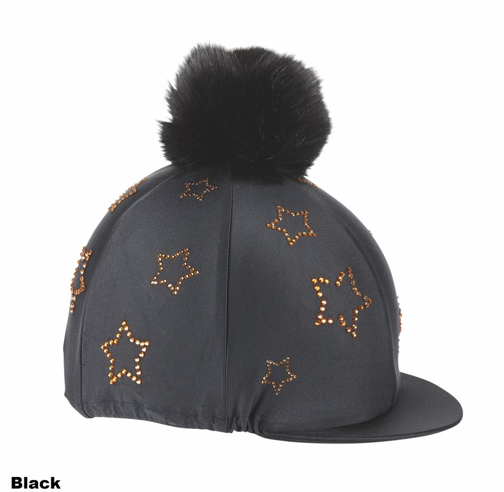 Shires Diamonte Star Hat Cover