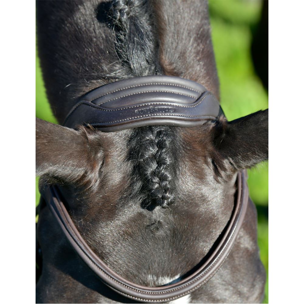Weatherbeeta Collegiate Comfitec Opulux Plain Grackle Bridle