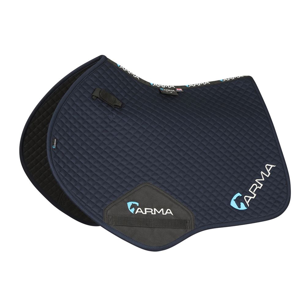 *pic* Shires ARMA Branded Jump Saddlelcoth (Navy)