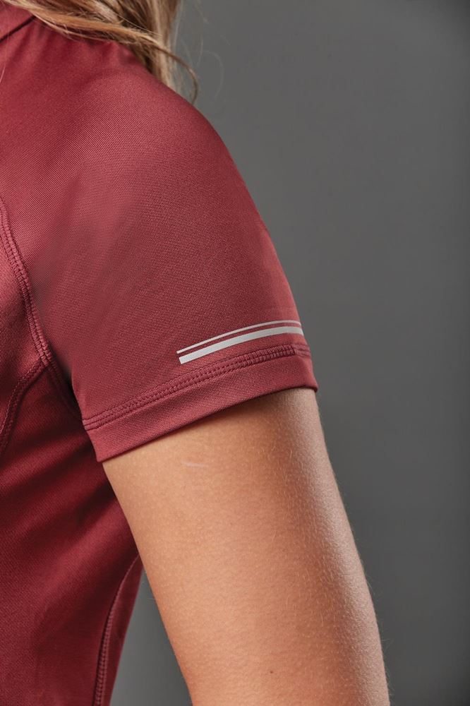 Weatherbeeta Victoria Premium Short Sleeve Top (Maroon)