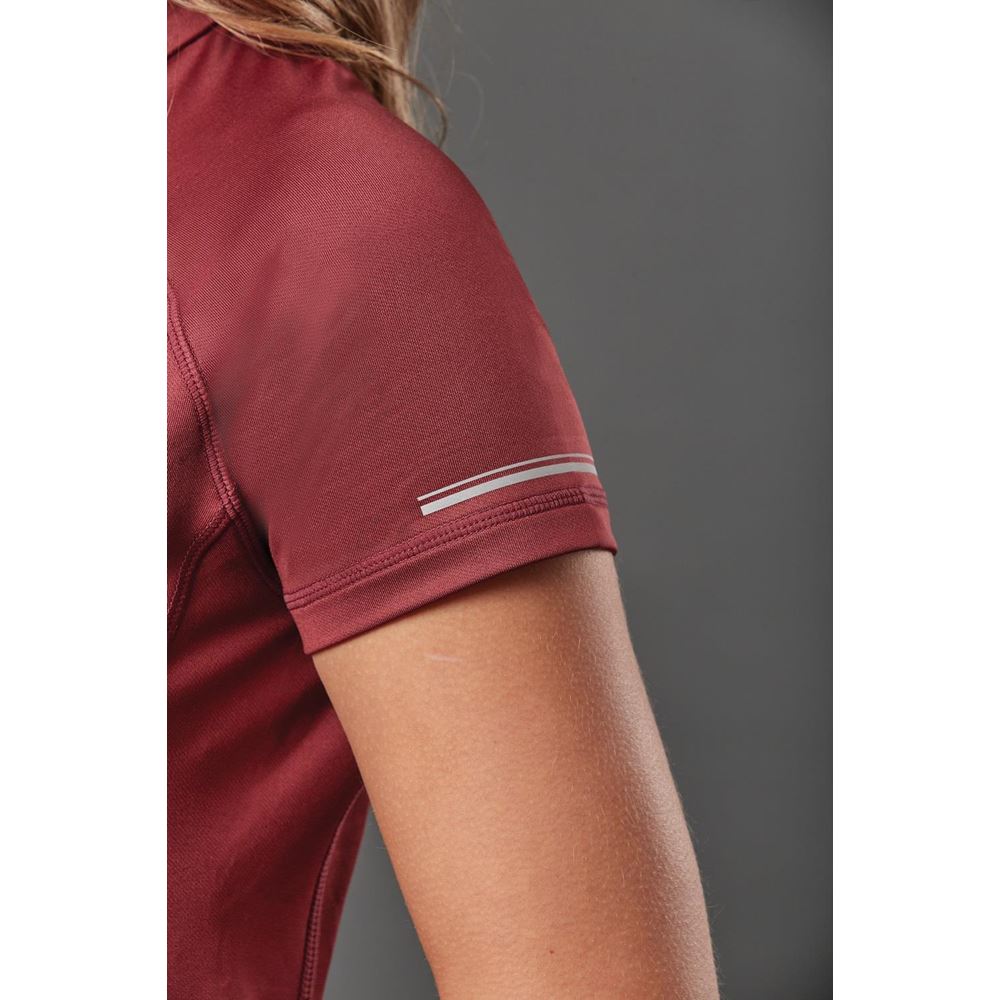 Weatherbeeta Victoria Premium Short Sleeve Top (Maroon)