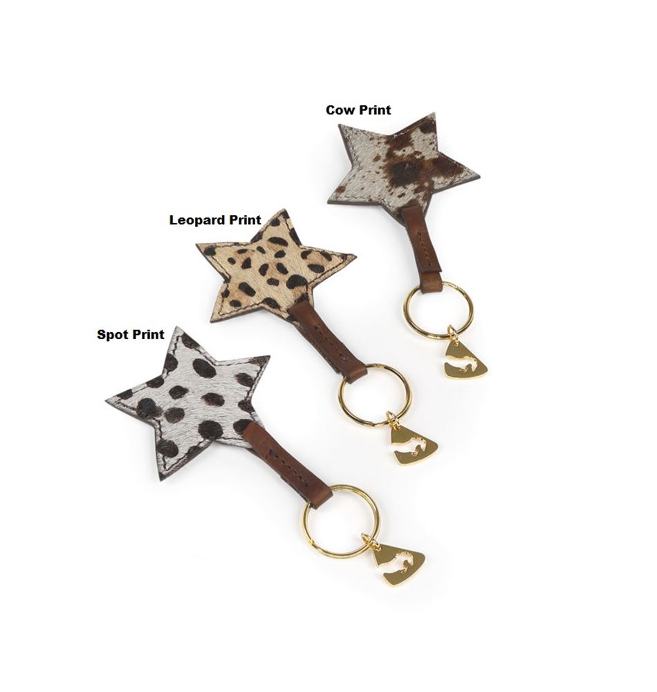 Shires Aubrion Cowhide Keyring