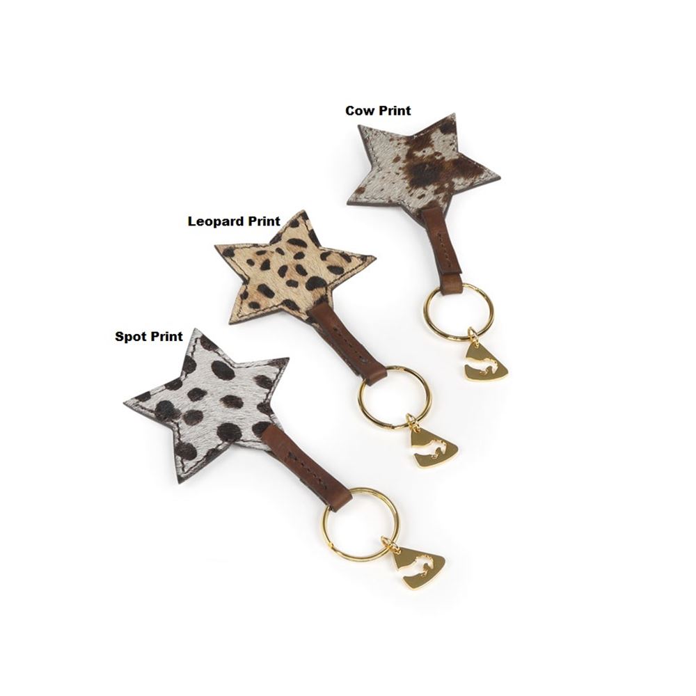 Shires Aubrion Cowhide Keyring