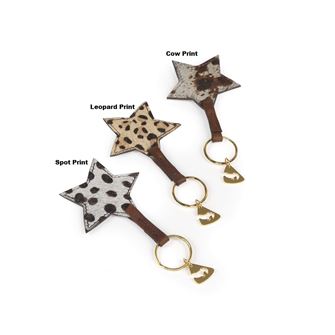 Shires Aubrion Cowhide Keyring