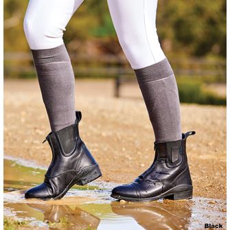 Dublin Evolution Waterproof Zip Front Paddock Boots (Black)