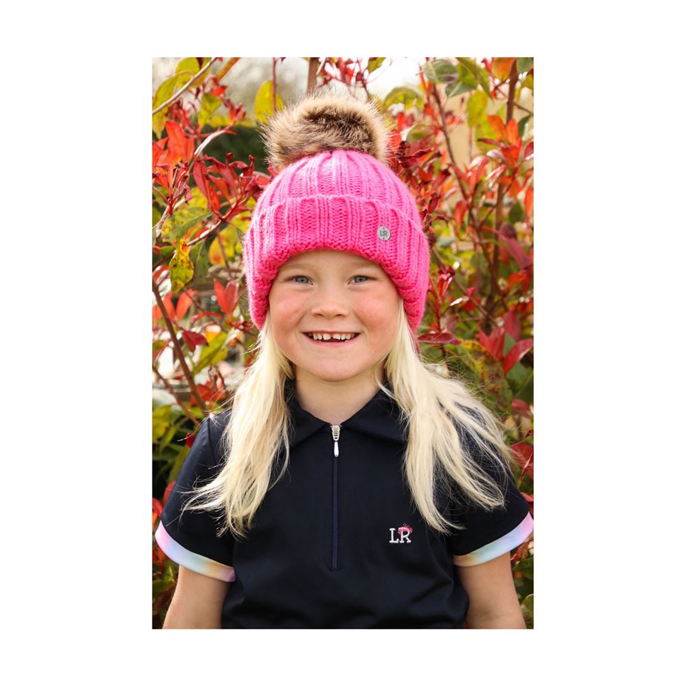 Sheila Bobble Hat by Little Rider (Pink)