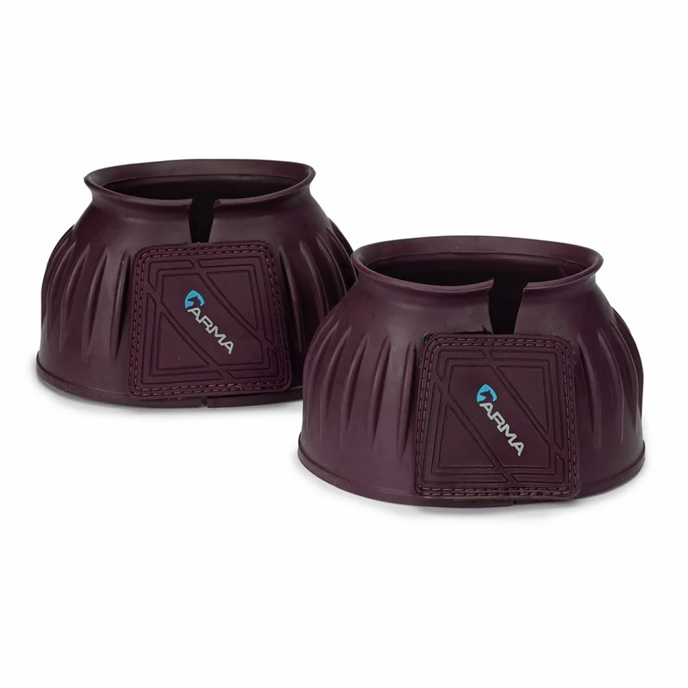 Shires ARMA Touch Close Over Reach Boots (Black Cherry)