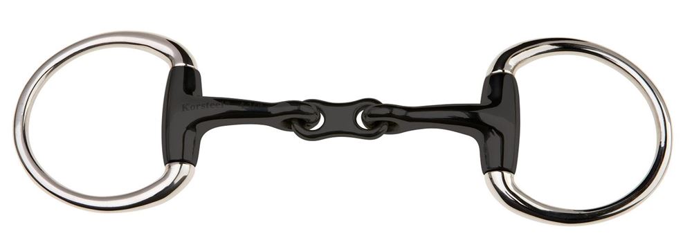 JP Korsteel Sweet Iron French Link Eggbutt Snaffle Bit