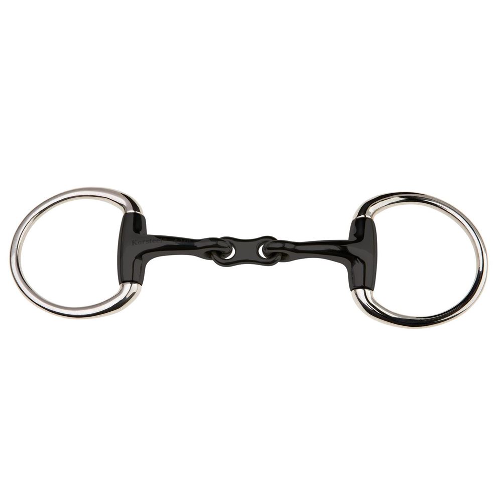 JP Korsteel Sweet Iron French Link Eggbutt Snaffle Bit