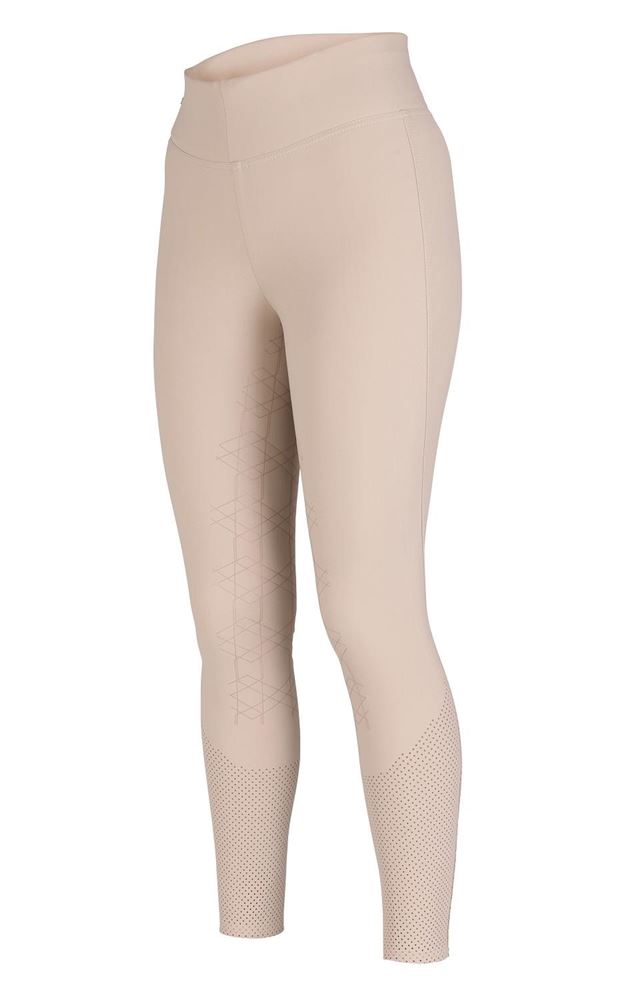 Shires Aubrion Optima Ladies Air Riding Tights (Beige)