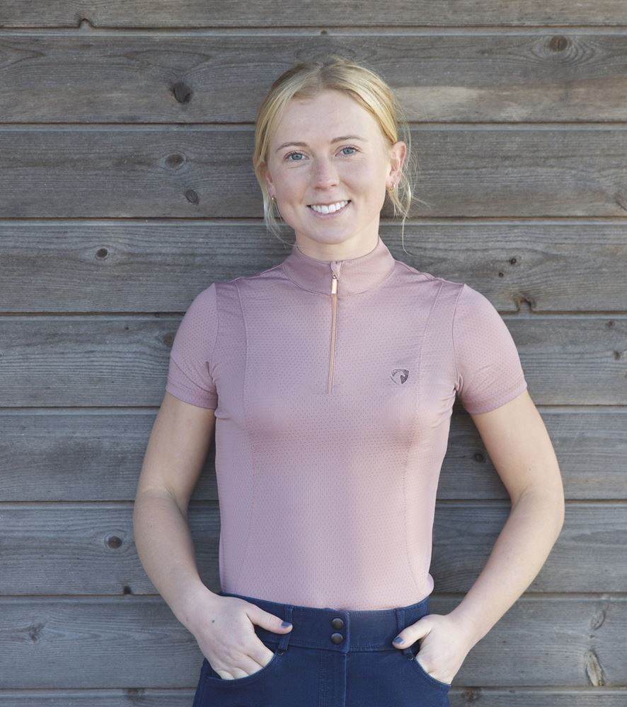 Hy Equestrian Elevate Sports Shirt (Rose)
