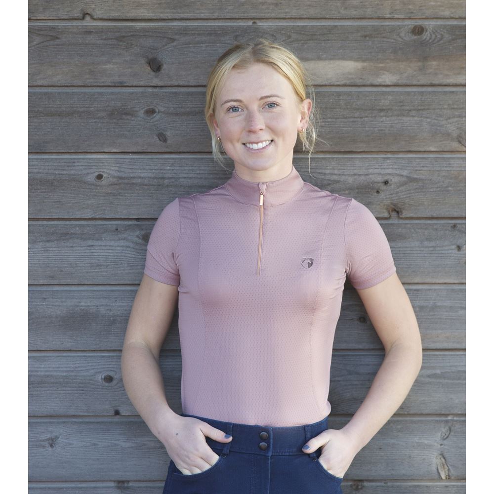 Hy Equestrian Elevate Sports Shirt (Rose)