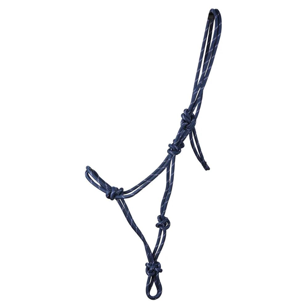 Hy Equestrian Rope Halter (Navy)