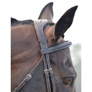 Weatherbeeta Collegiate Comfitec Opulux Fancy Stitch Padded Hanoverian Bridle
