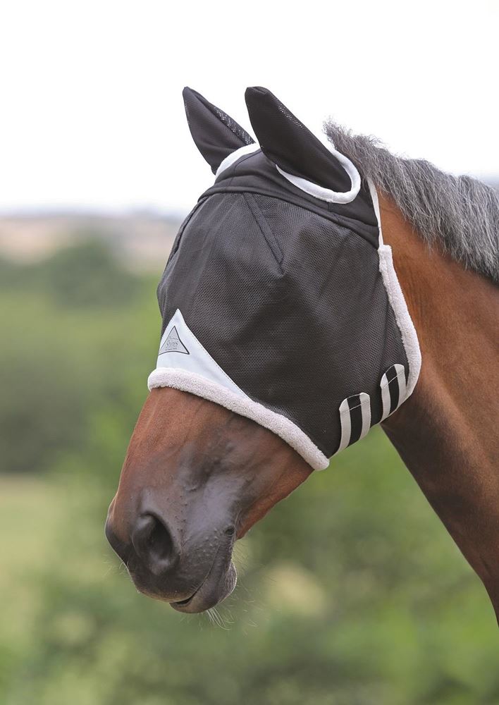 Shires Field Durable Fly Mask with Ears