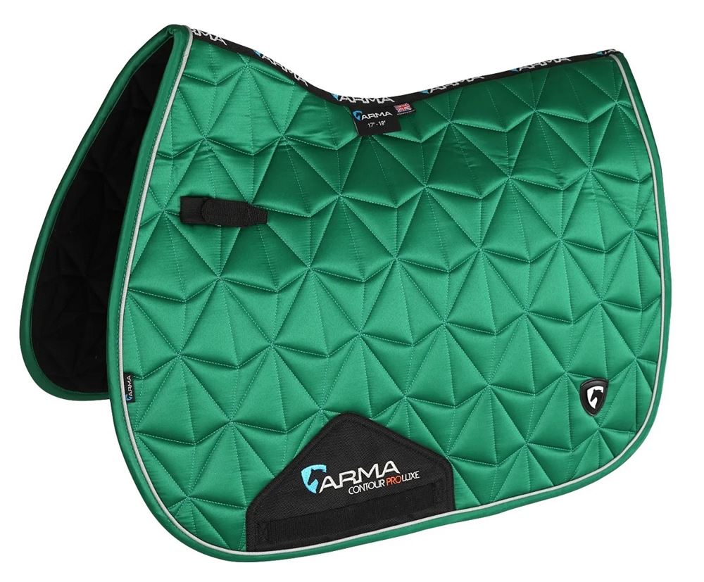 Shires ARMA Luxe Gloss Saddlecloth (Green)