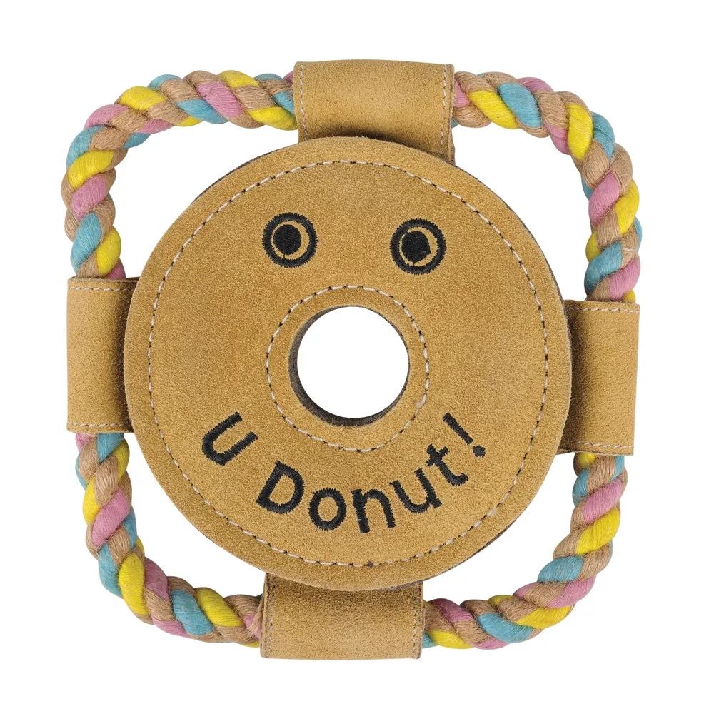Benji & Flo Crazy Faces Dog Toys - U Donut!