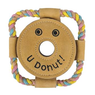 Benji & Flo Crazy Faces Dog Toys - U Donut!