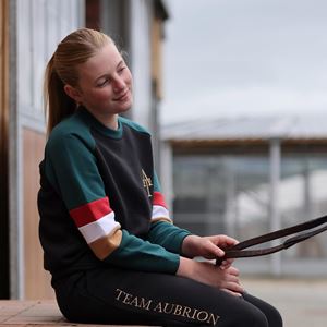 Shires Aubrion Team Sweatshirt - Young Rider (Black)
