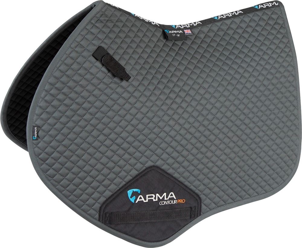 Shires ARMA Jump Saddlecloth (Grey)