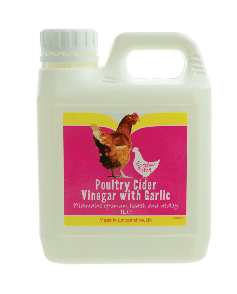 Battles Poultry Cider Vinegar & Garlic (1 Ltr)