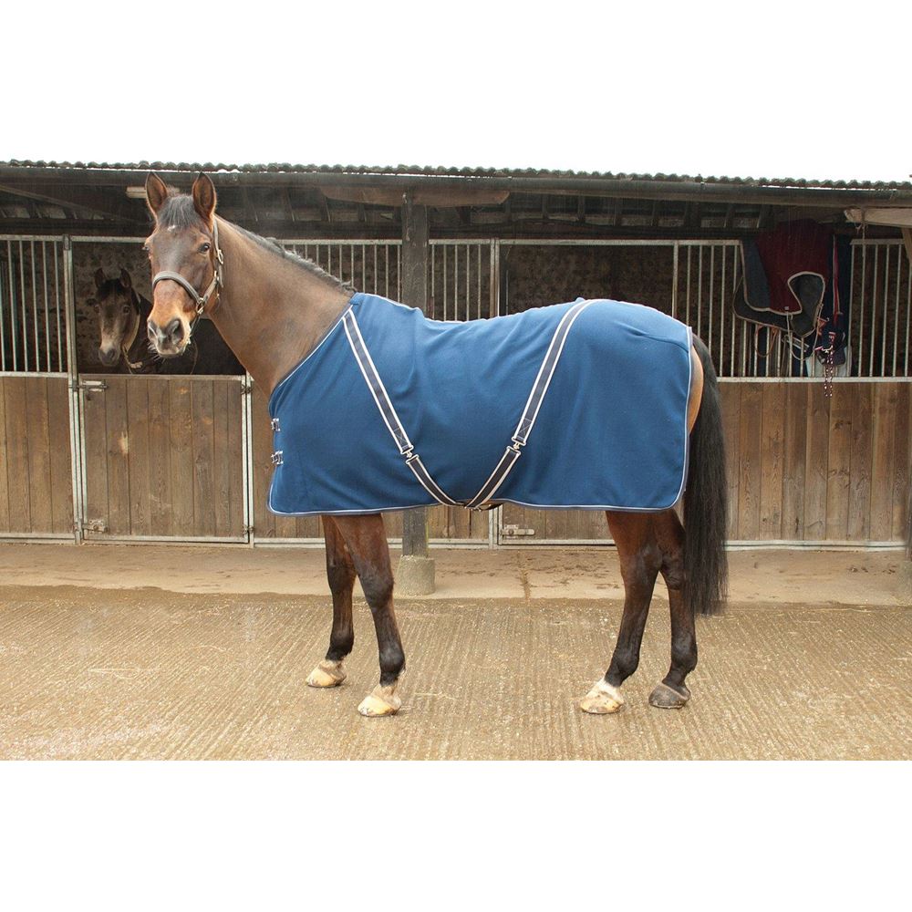 Rhinegold Comfey Fleece Rug (Navy)