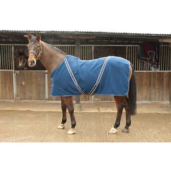 Rhinegold Comfey Fleece Rug (Navy)