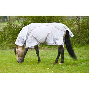 Rhinegold Mombasa Waterproof Topline Fly Rug With Neck Cover (Grey)