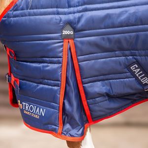 Gallop Trojan 200g Stable Rug (Navy/Red Bindings)