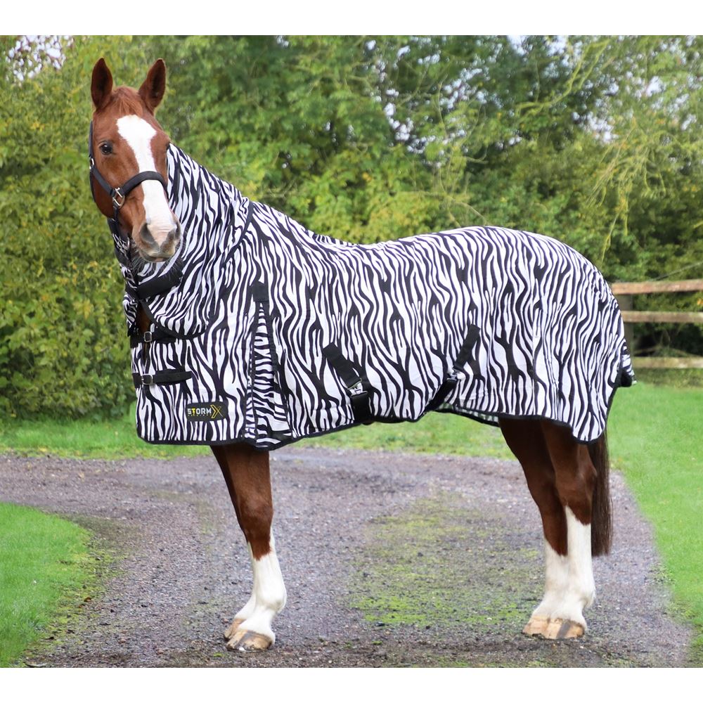 Hy Equestrian StormX Original Zebra Print Fly Rug