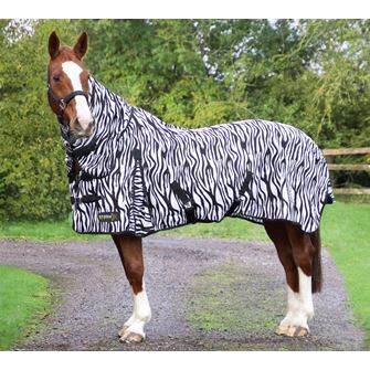 Hy Equestrian StormX Original Zebra Print Fly Rug