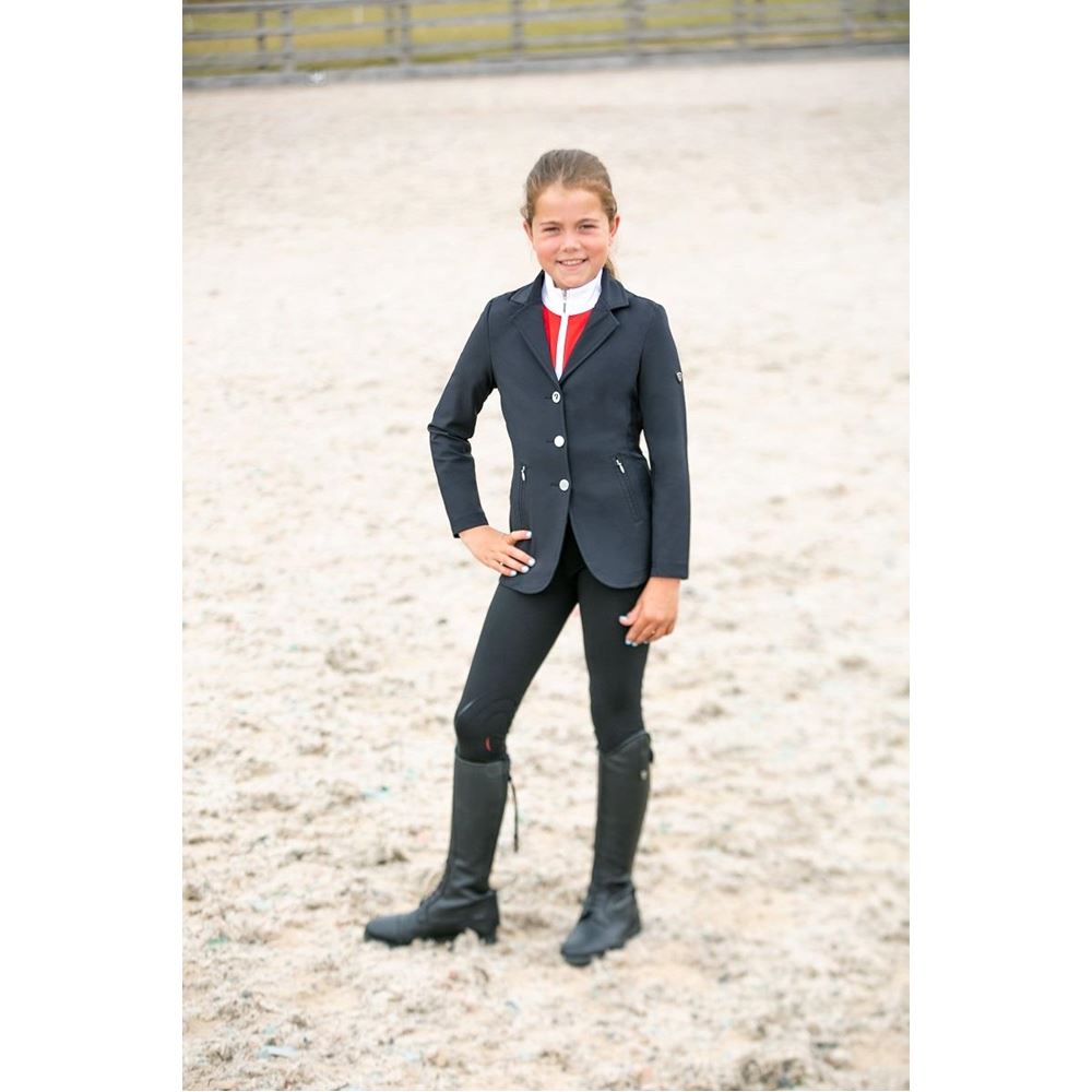 Hy Equestrian Selah Children's Competition Riding Tights (Black)