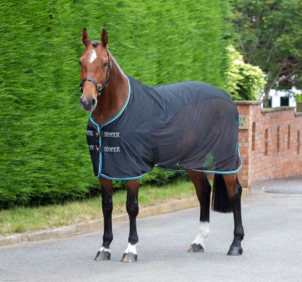 Shires Tempest Original Fleece/Mesh Cooler (Black)