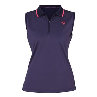 Shires Aubrion Poise Sleeveless Tech Polo (Navy)