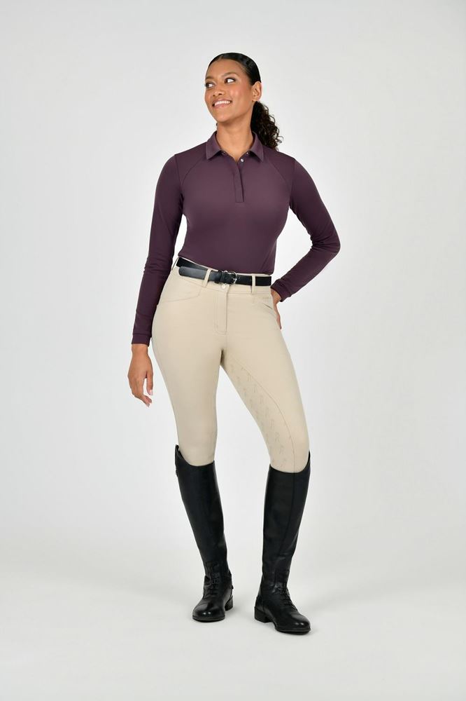 Dublin Cammy Comfort Twill Ladies Breeches (Biscuit)