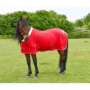 Rhinegold Show Fleece With Fur Collar (Red)