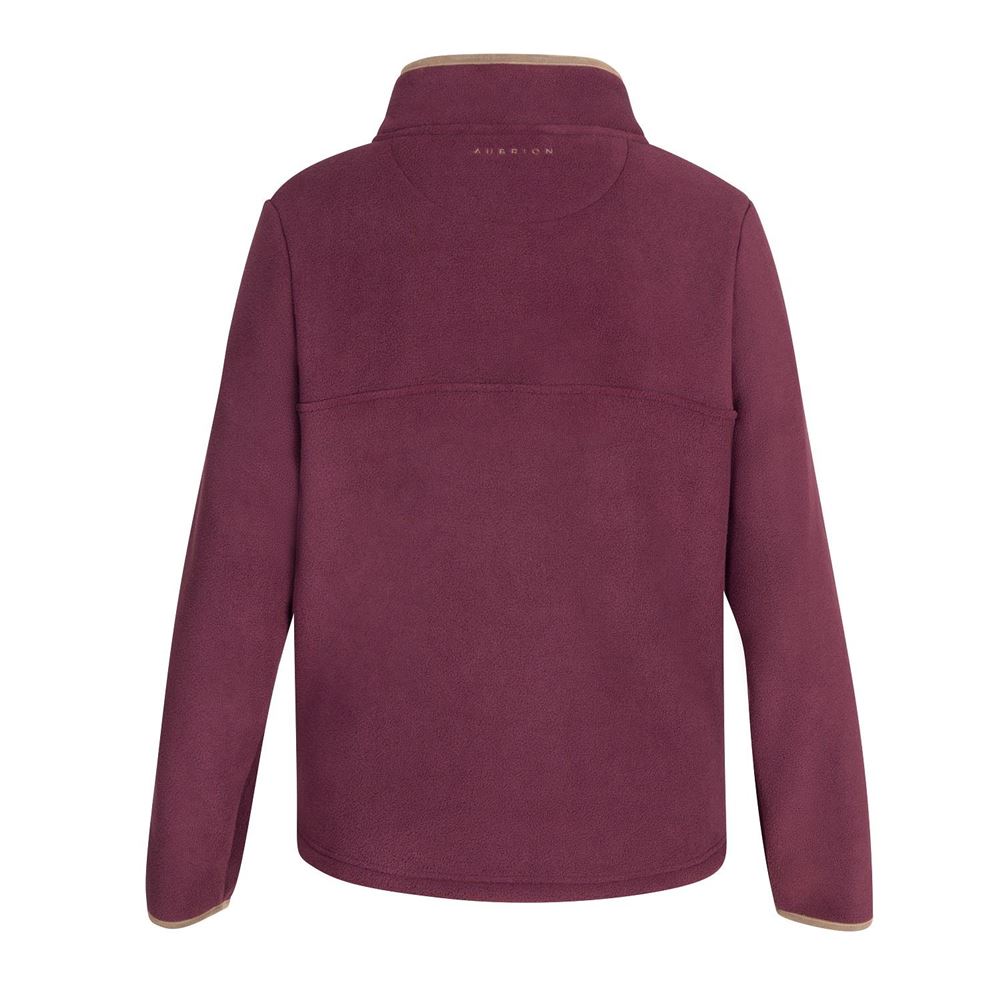 Shires Aubrion Core Ladies Half Zip Fleece (Maroon)
