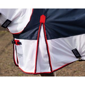 Gallop Trojan Fly Turnout Combo (Navy/White)