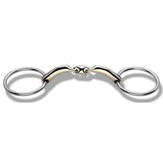 Sprenger Sensogan NovoContact Loose Ring Double Jointed Snaffle (16mm 40 456) *Clearance*