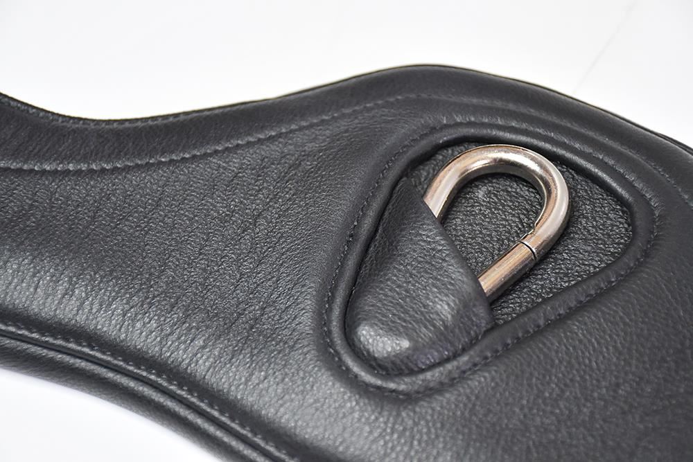 Rhinegold Ultra Anatomical Super Soft Leather Girth (Black)