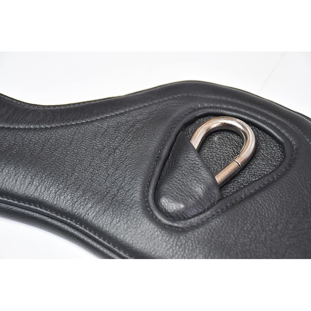 Rhinegold Ultra Anatomical Super Soft Leather Girth (Black)