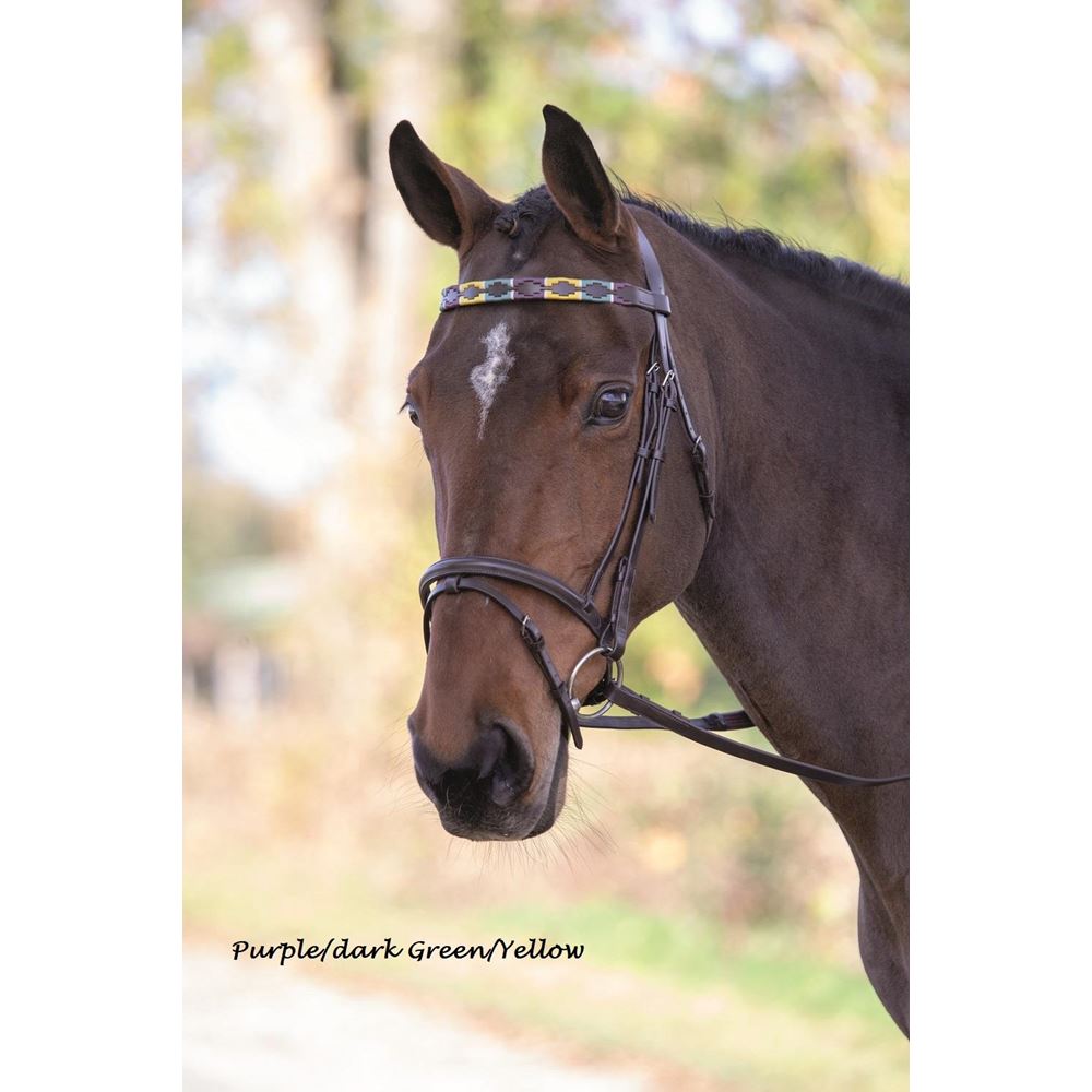 Shires Blenheim Leather Polo Browband