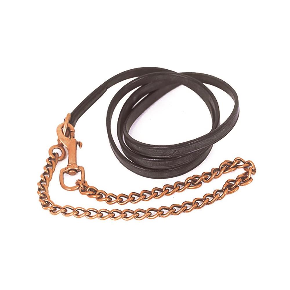 Heritage Saddlery English Leather Lead and Chain