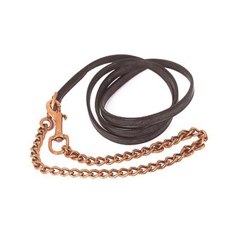 Heritage Saddlery English Leather Lead and Chain