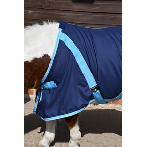 Rhinegold Mini Summer Sheet (Navy Bound Baby Blue)