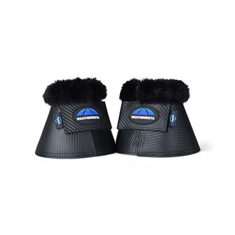 Weatherbeeta Tough-Tec Fleece Trim Bell Boot (Black)