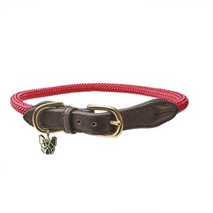 **barcodes** Shires Digby & Fox Fine Rope Collar (Red)