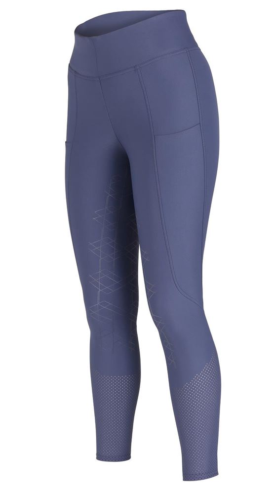 Shires Aubrion Optima Ladies Air Riding Tights (Navy)